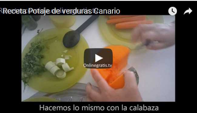 Potaje de verduras Canario