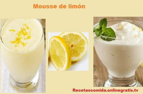 Mousse de limon