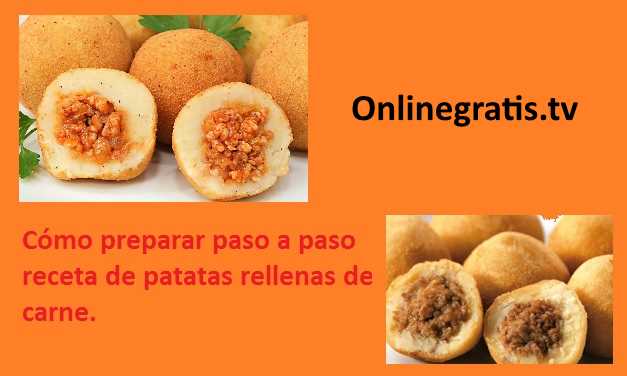 Patata rellenas con carne