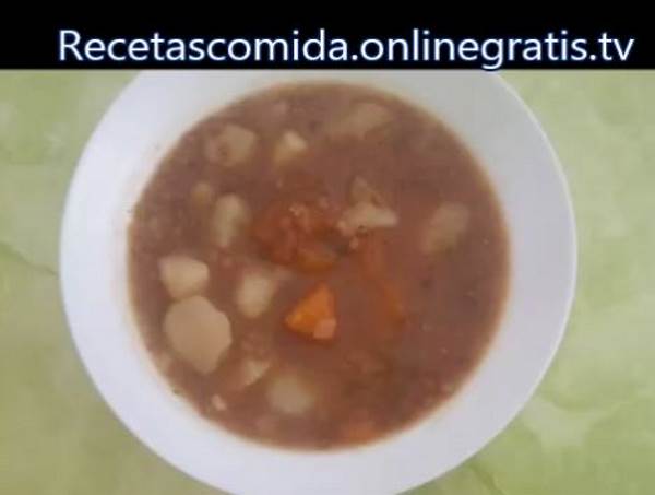 Guiso de lentejas con verduras